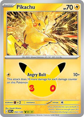 Pikachu - 052/128 #052/128 — stock