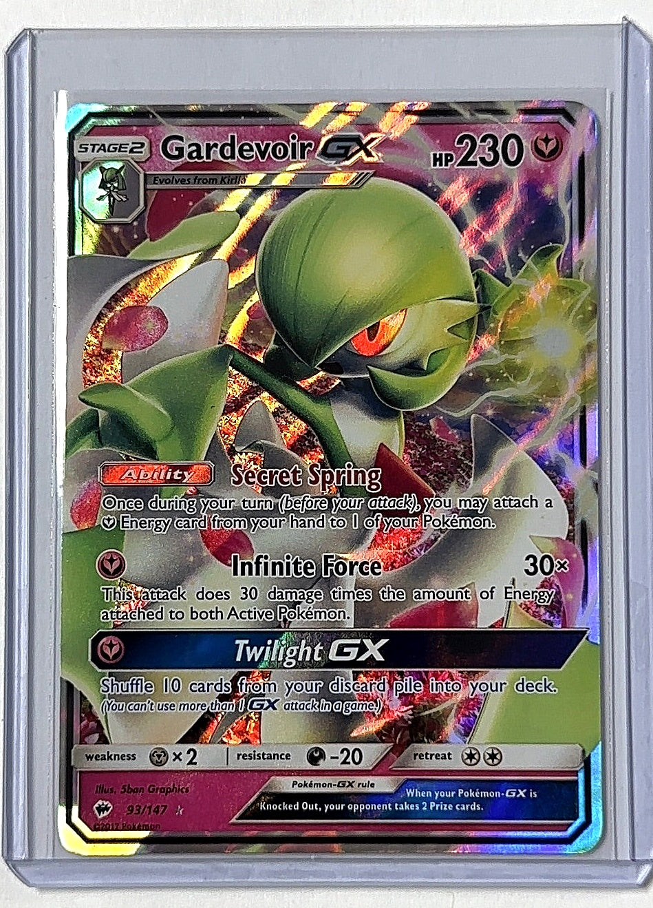 Gardevoir GX #93/147 — front