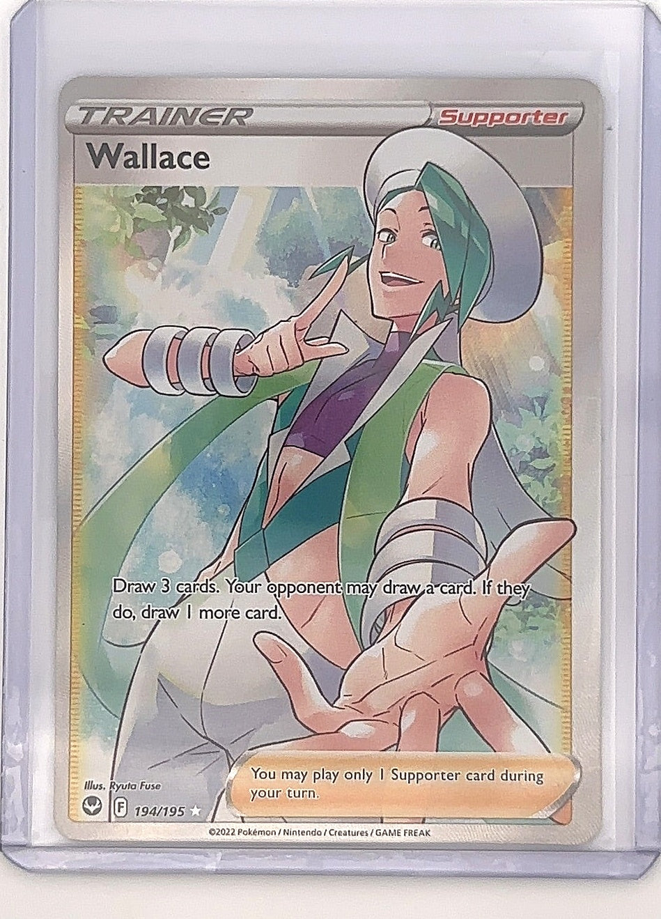 Wallace (Full Art) #194/195 — front