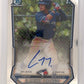 2026 Bowman Chrome Prospect Autograph Elaineiker Coronado #CPA-EC — front