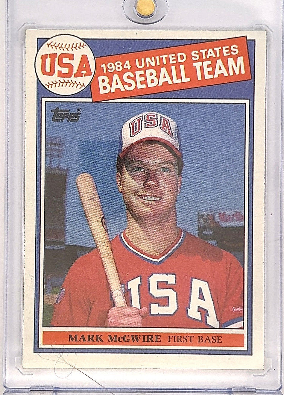Mark McGwire 1984 US #401 — front