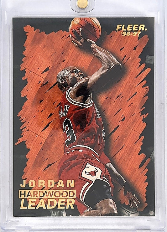 1996 Fleer Michael Jordan #123 — front