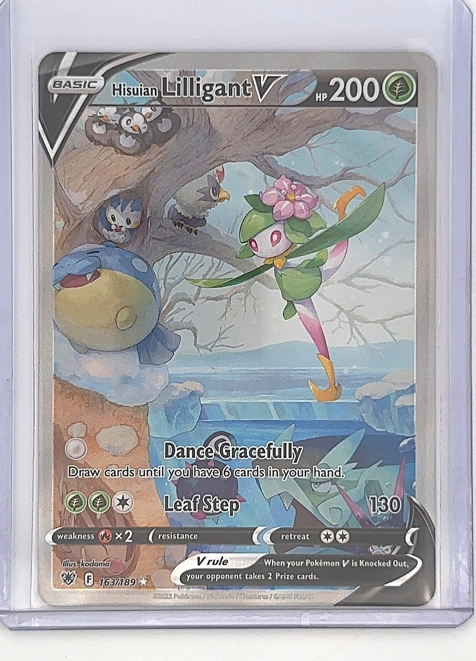 Hisuian Lilligant V (Alternate Full Art) #163/189 — front