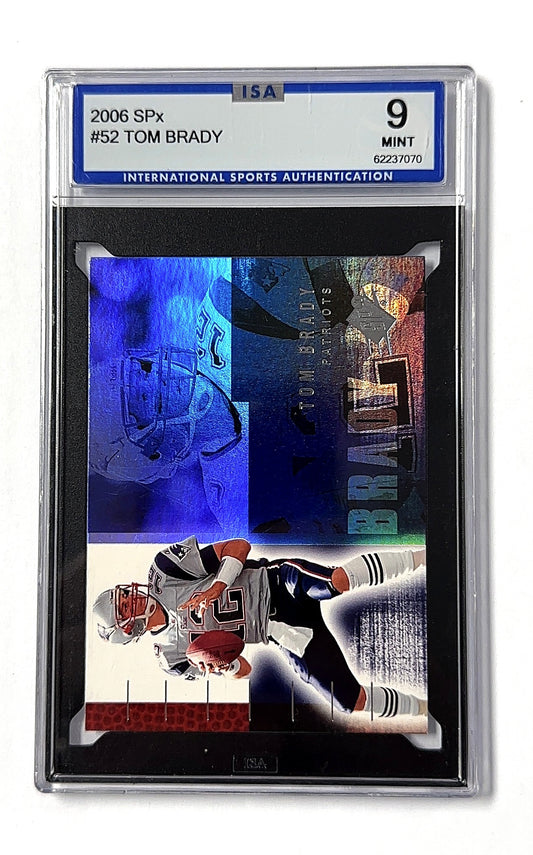 2006 Spx Tom Brady #52 ISA 9 — front