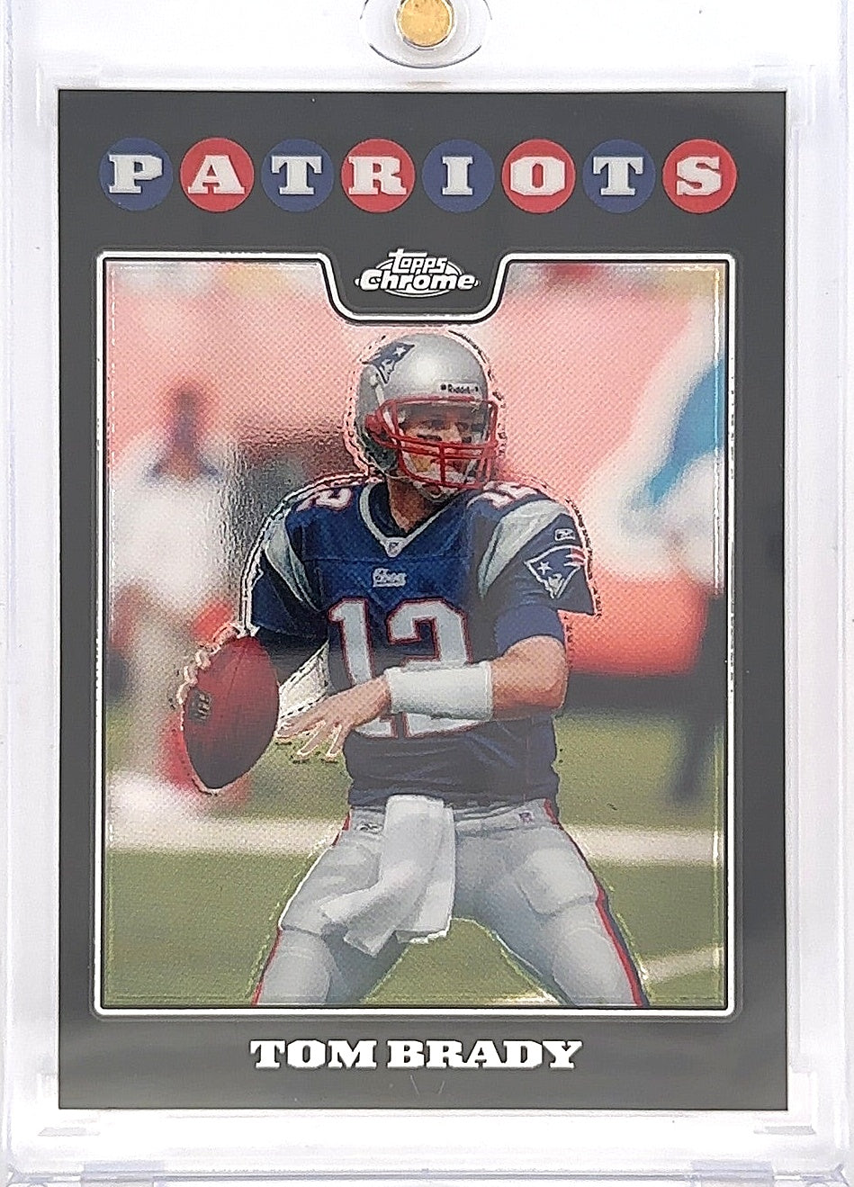 2008 Topps Chrome Tom Brady #TC3 — front