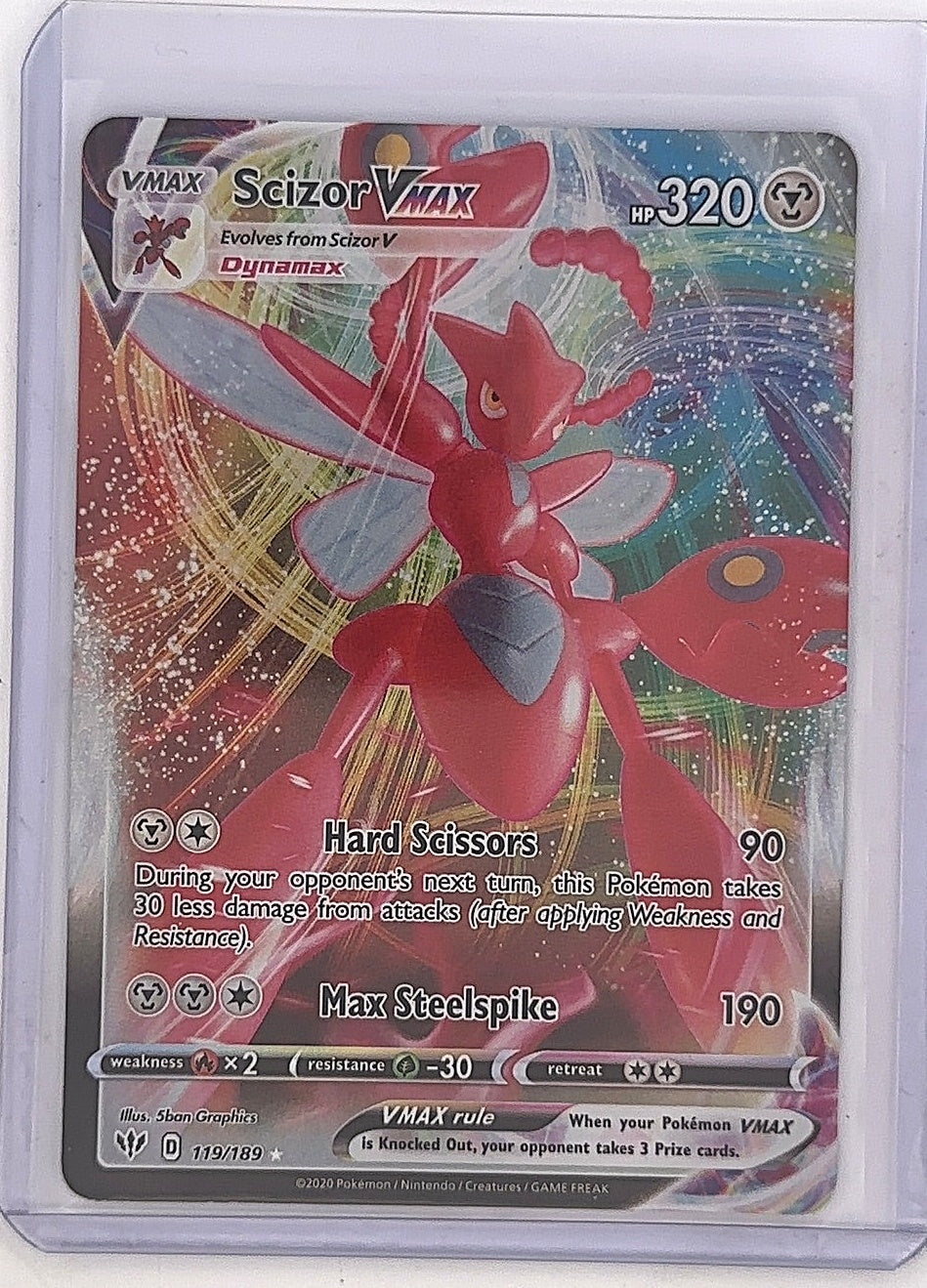 Scizor VMAX #119/189 — front
