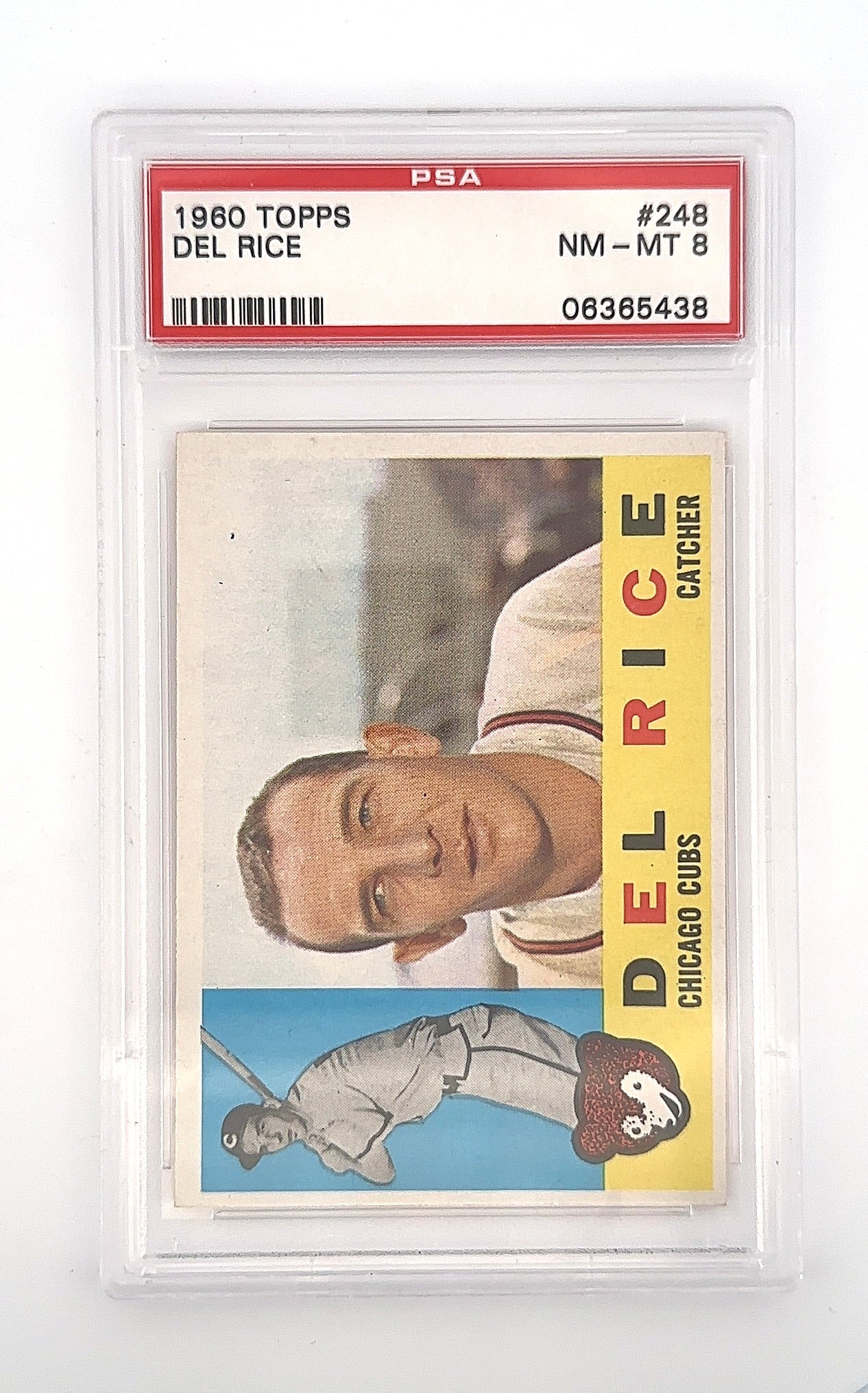 1960 Topps Del Rice #248 PSA 8 — front
