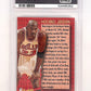 1995 Ultra Double Trouble Michael Jordan #3 PSA 8 — back
