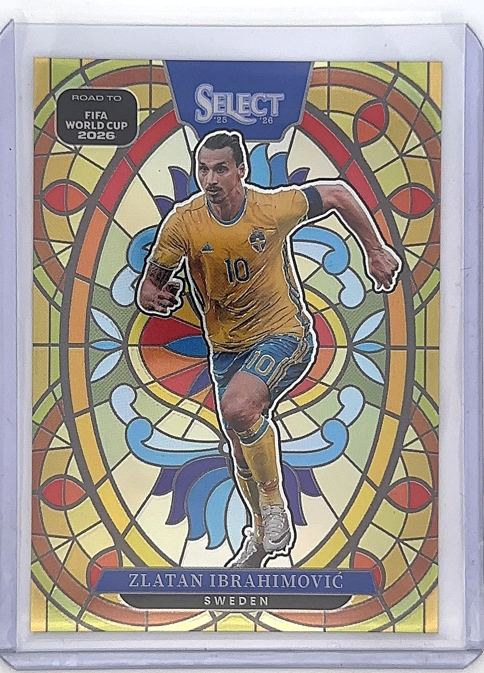 Zlatan Ibrahimović Stained Glass Road to Fifa 2026 Select 22 — front