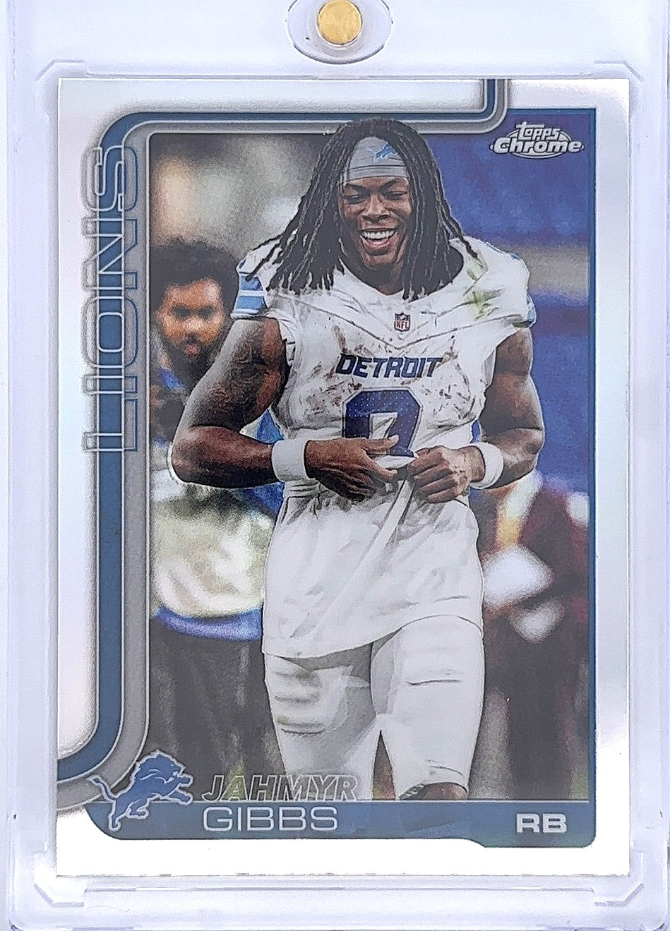 Jahmyr Gibbs Topps Chrome #101 — front