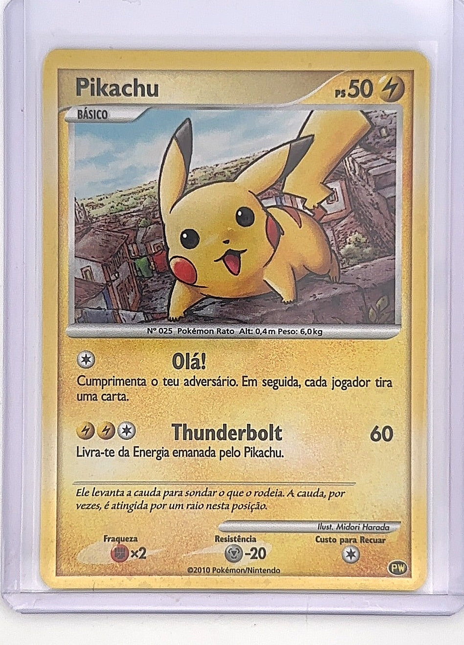 Pikachu (Portuguese) #PW 9 — front