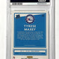 2020 Panini Donruss Optic Tyrese Maxey #171 RC PSA 9 — back