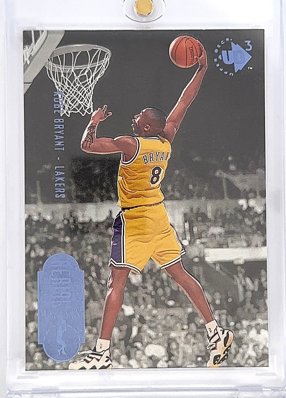 1996 UD3 Kobe Bryant RC #43 — front