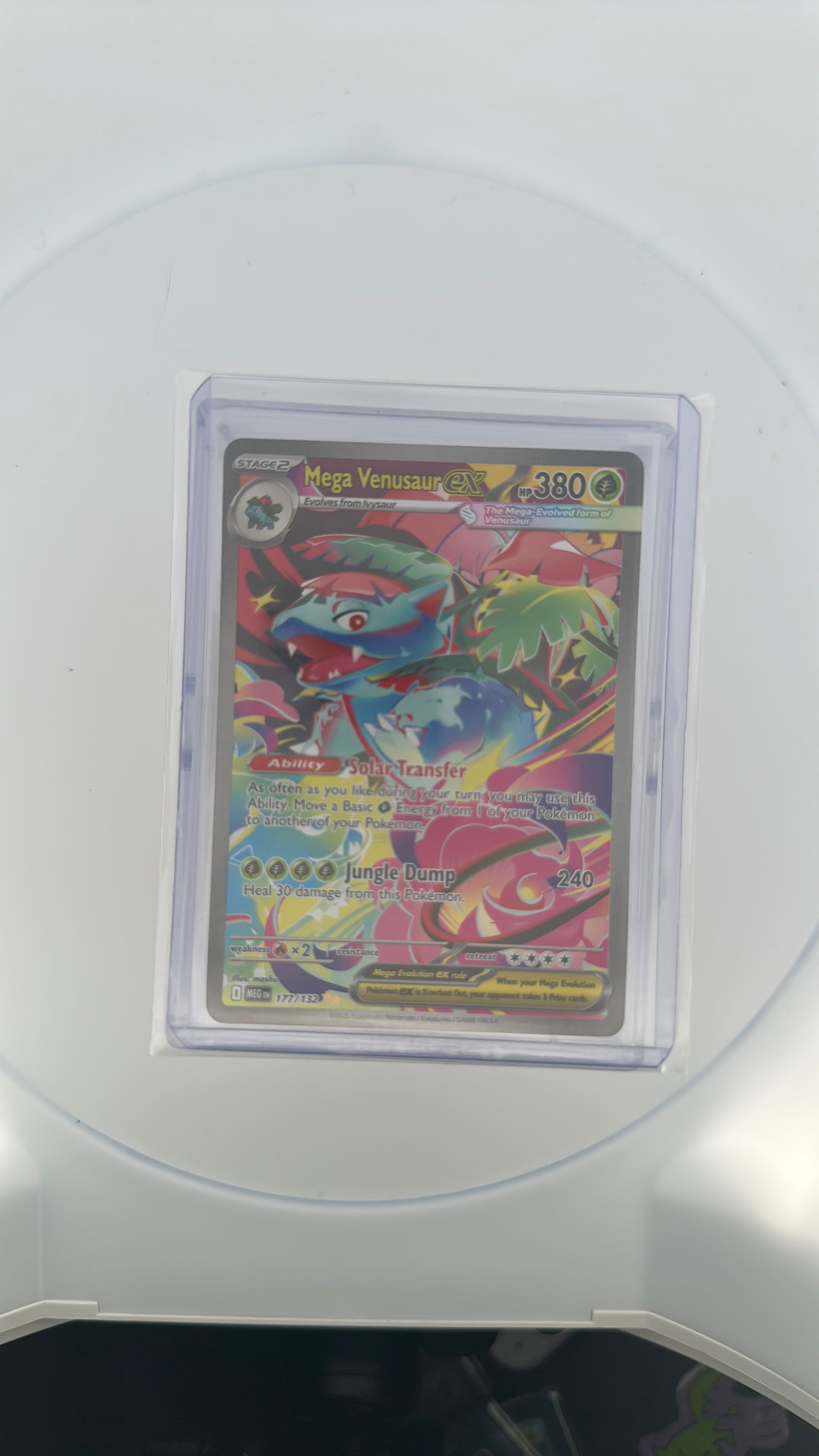 Mega Venusaur ex - 177/132 ME01: Mega Evolution #177/132 — front