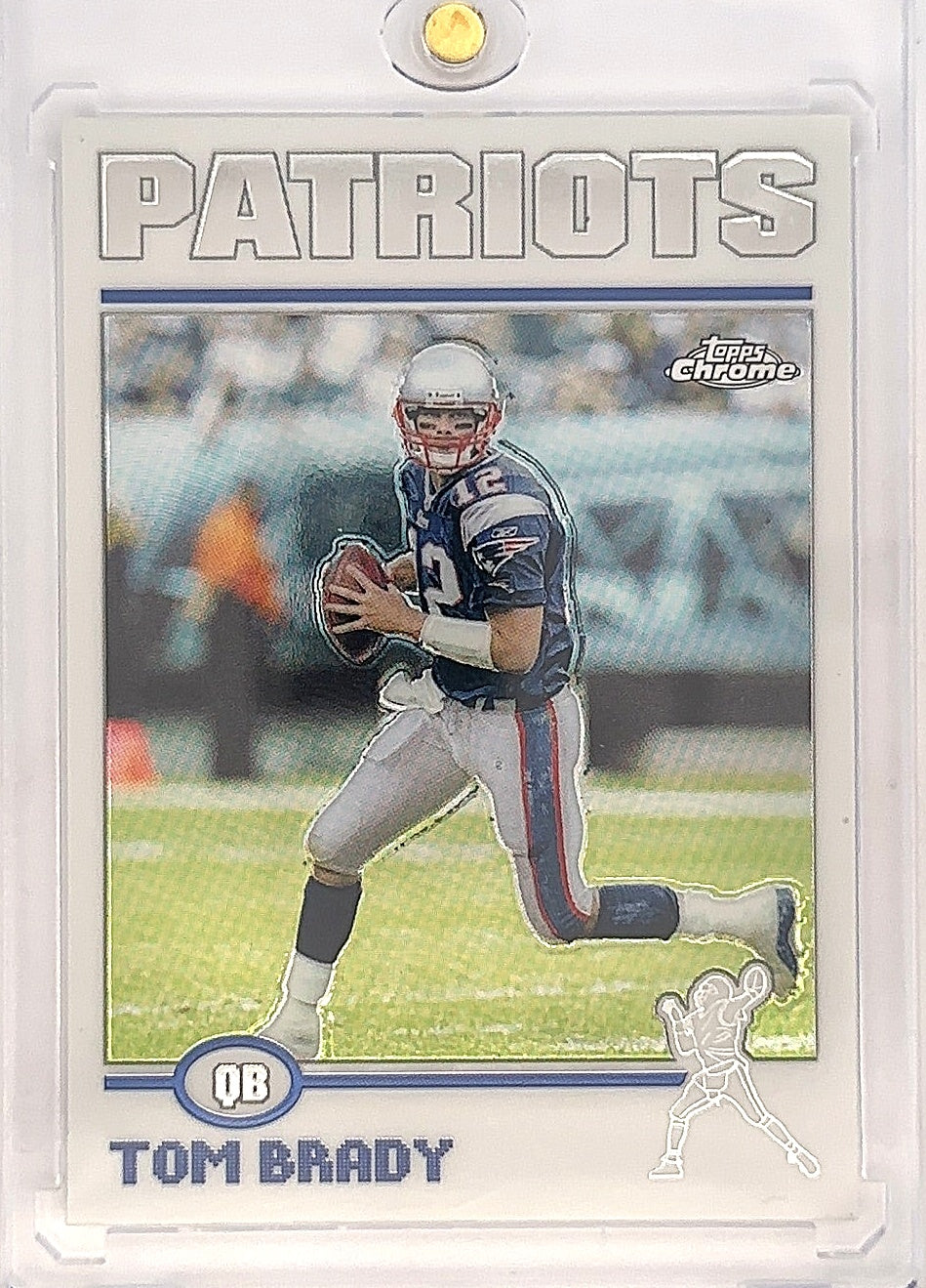 2004 Topps Chrome Tom Brady #125 — front