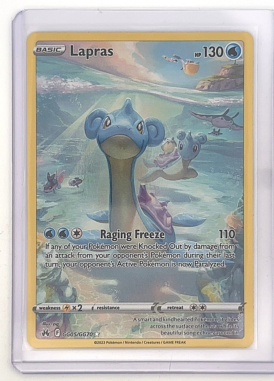 Lapras #GG05/GG70 — front