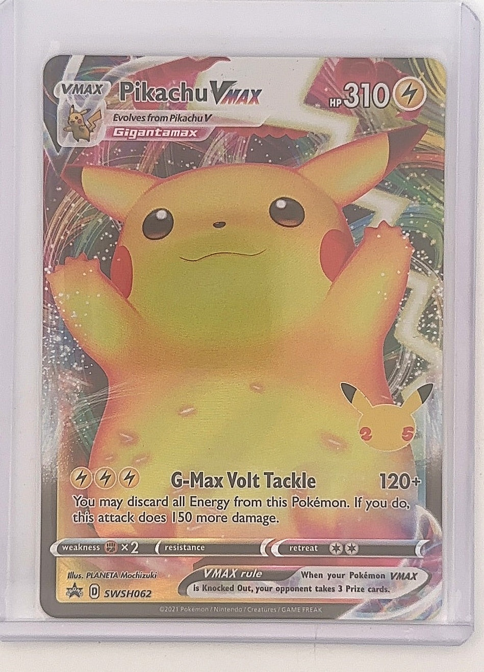 Pikachu VMAX - SWSH062 #SWSH062 — front