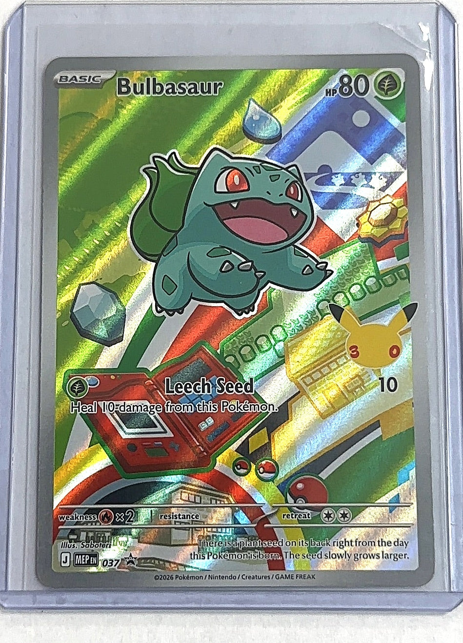 Bulbasaur - 037 #037 — front