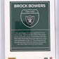 2024 Panini Donruss Optic Downtown Brock Bowers #17 — back
