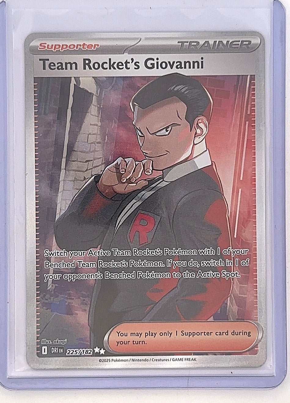 Team Rocket's Giovanni - 225/182 #225/182 — front