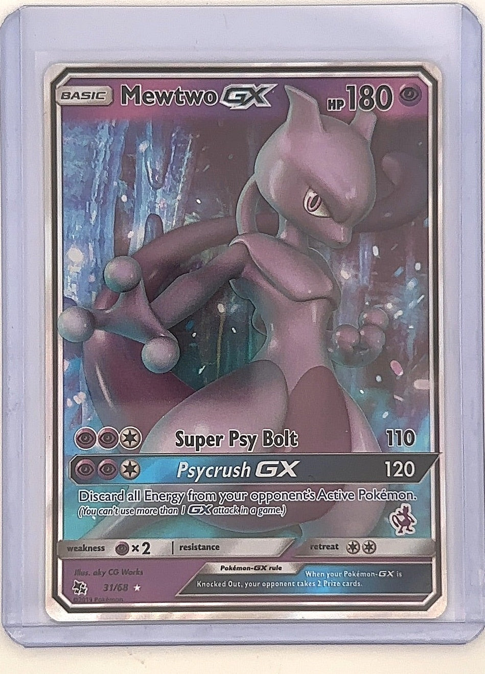 Mewtwo GX #31/68 — front