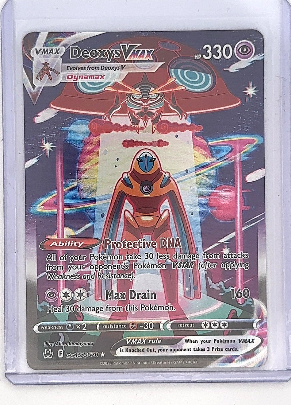 Deoxys VMAX #GG45/GG70 — front