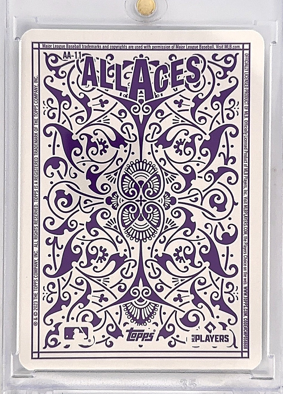 2023 Topps All Aces Shohei Ohtani #AA-11 — back