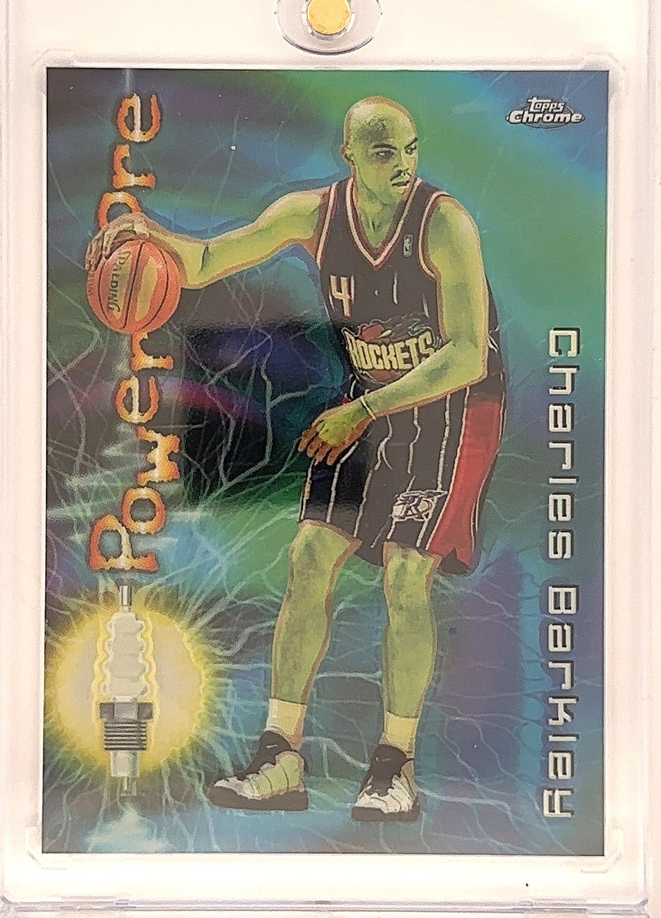 1997 Topps Chrome Season's Best Charles Barkley [Refractor] #17 — front