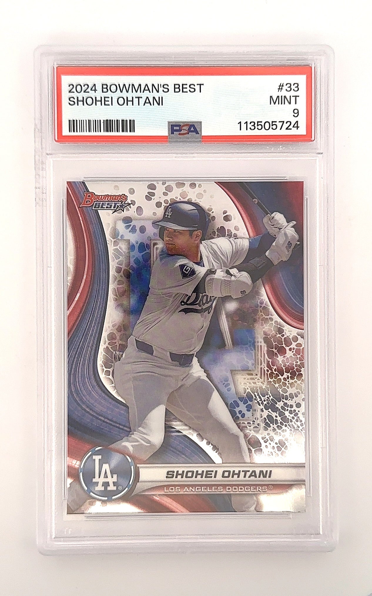 2024 Bowman Shohei Ohtani #33 PSA 9 — front