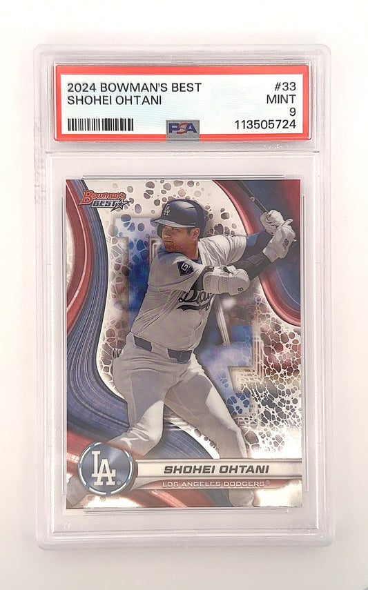 2024 Bowman Shohei Ohtani #33 PSA 9 — front