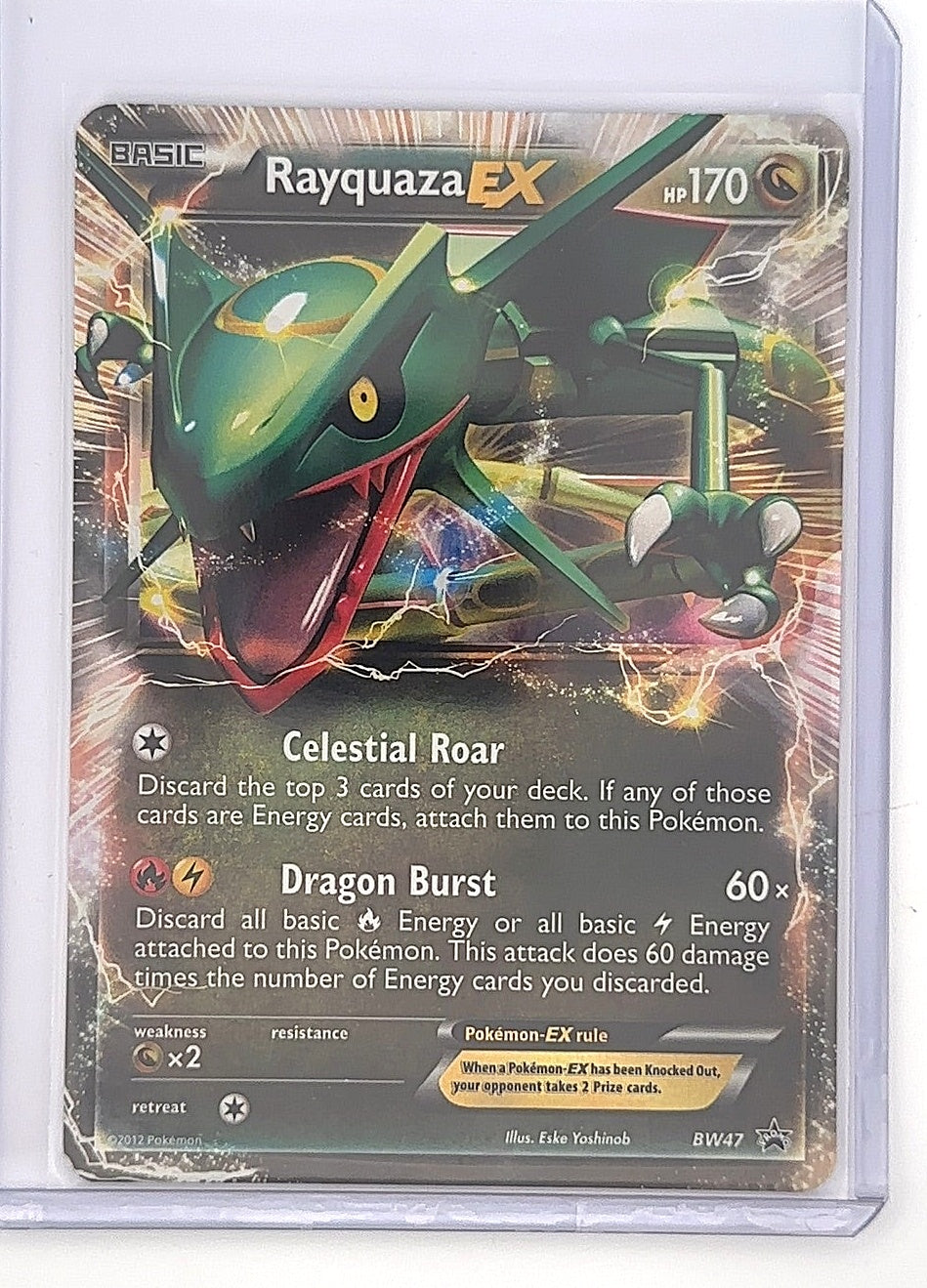 Rayquaza EX -BW47 #BW47 — front