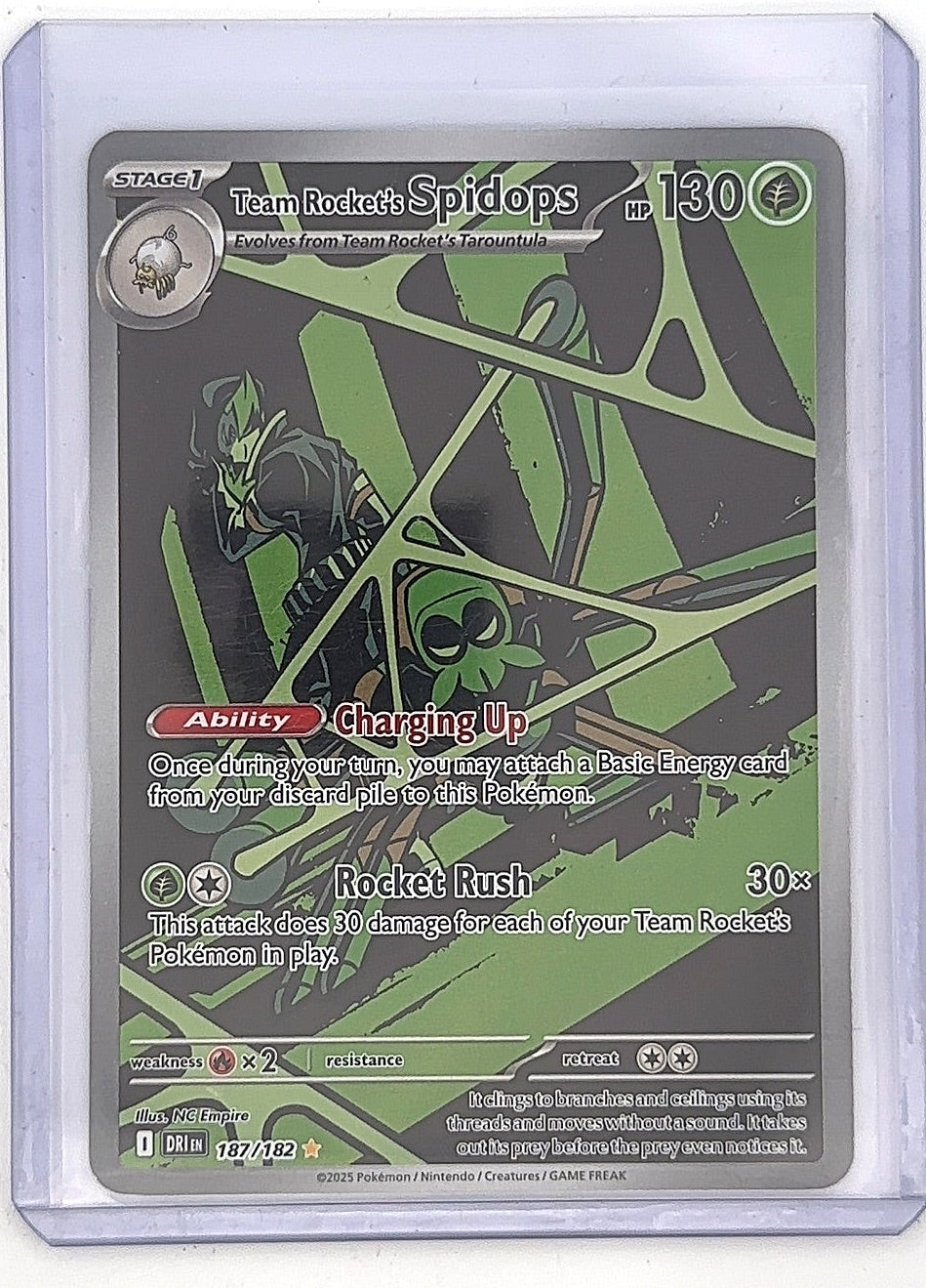 Team Rocket's Spidops - 187/182 #187/182 — front