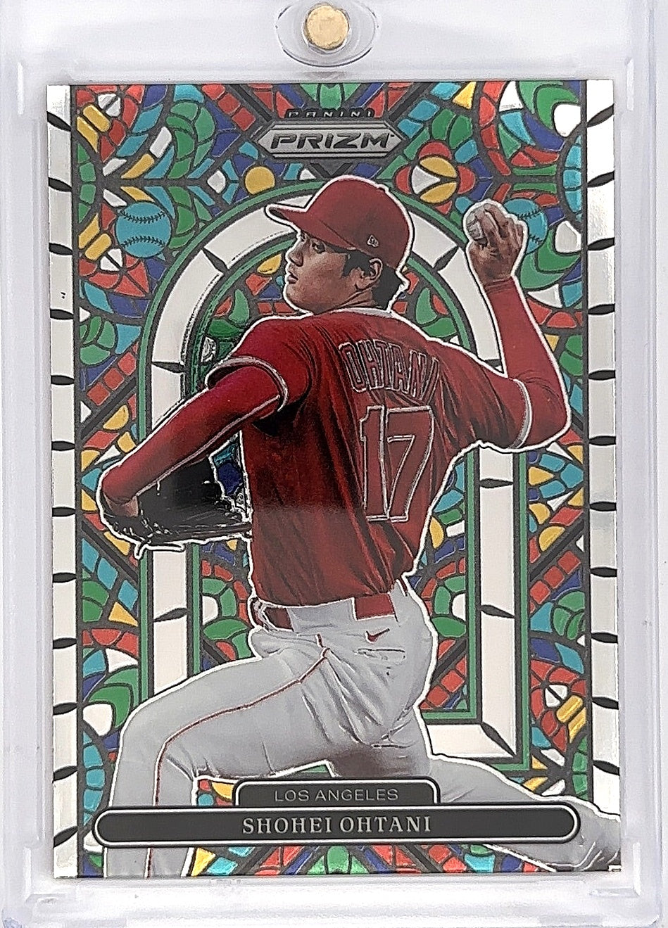 2022 Panini Prizm Stained Glass Shohei Ohtani #SG-3 — front