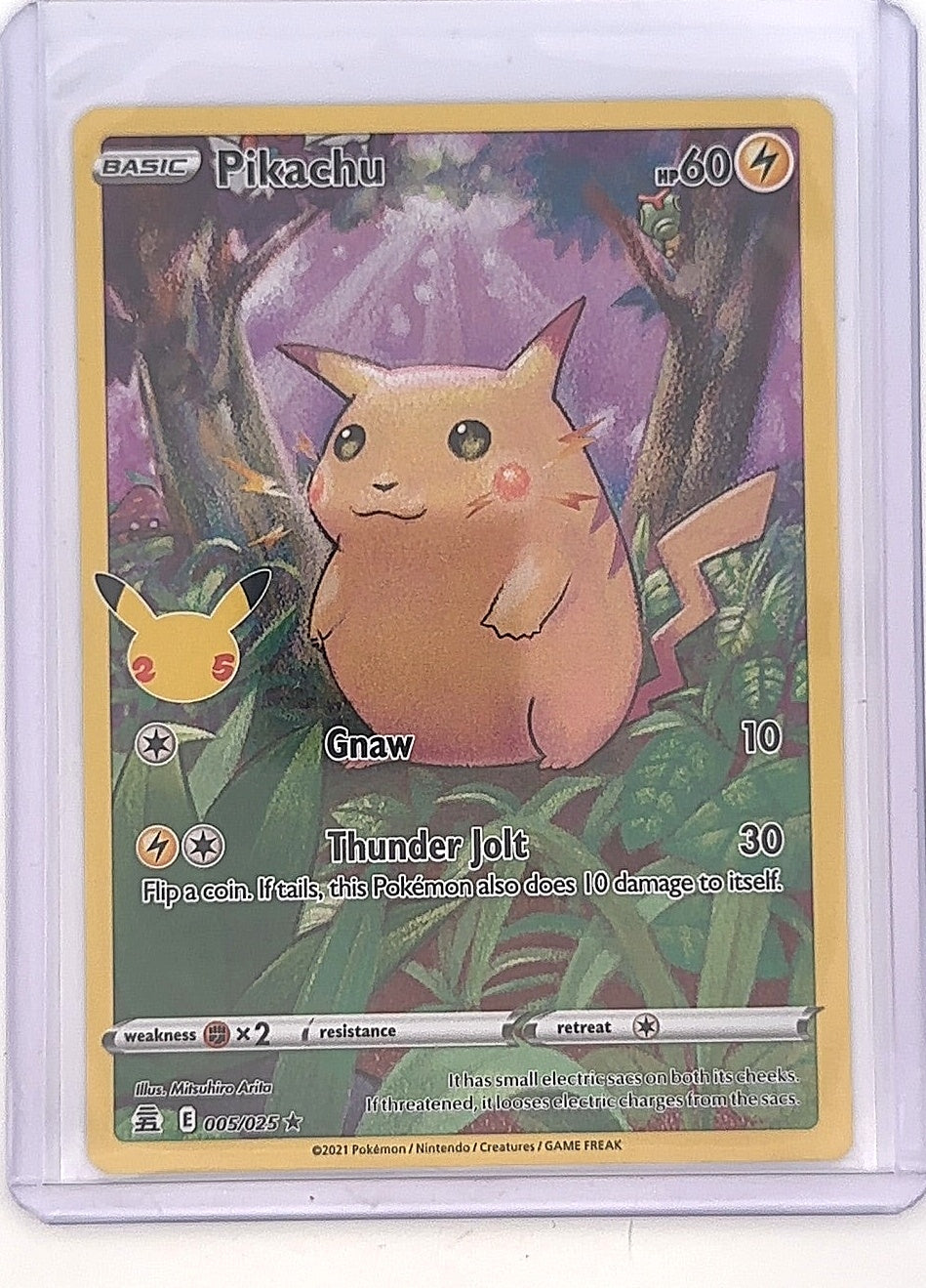 Pikachu #005/025 — front