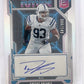 2025 Panini Donruss Elite Back to the Future Signature Dwight Freeney [Black] #BFS-DFY — front