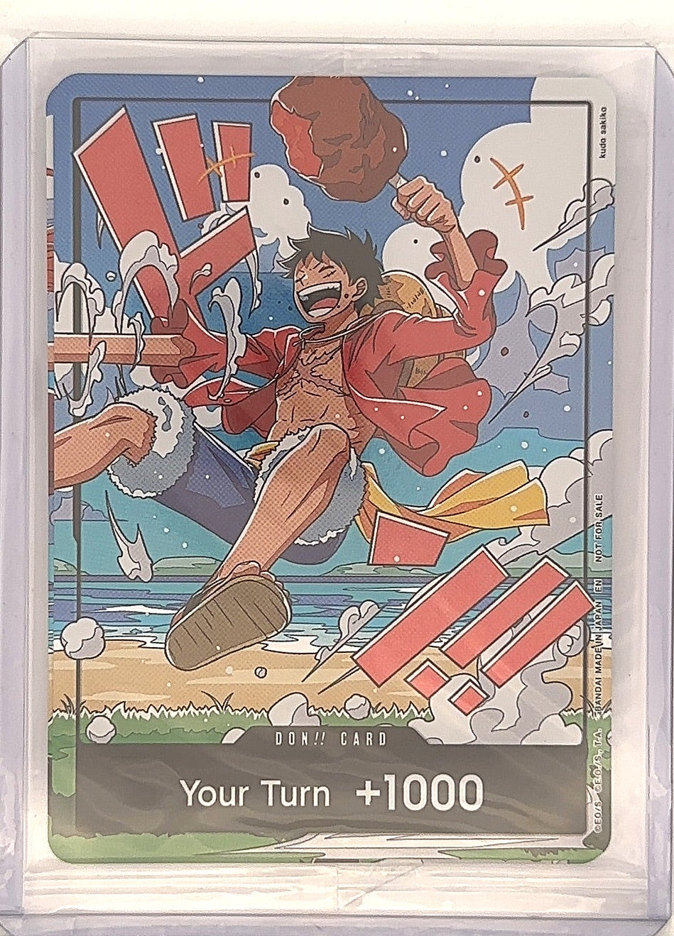 One Piece OP17 Pre Release Promo Monkey D Luffy & Roronoa Zoro Don! — front