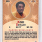 2000 Topps Stars Walk of Fame Kobe Bryant #WF8 — back
