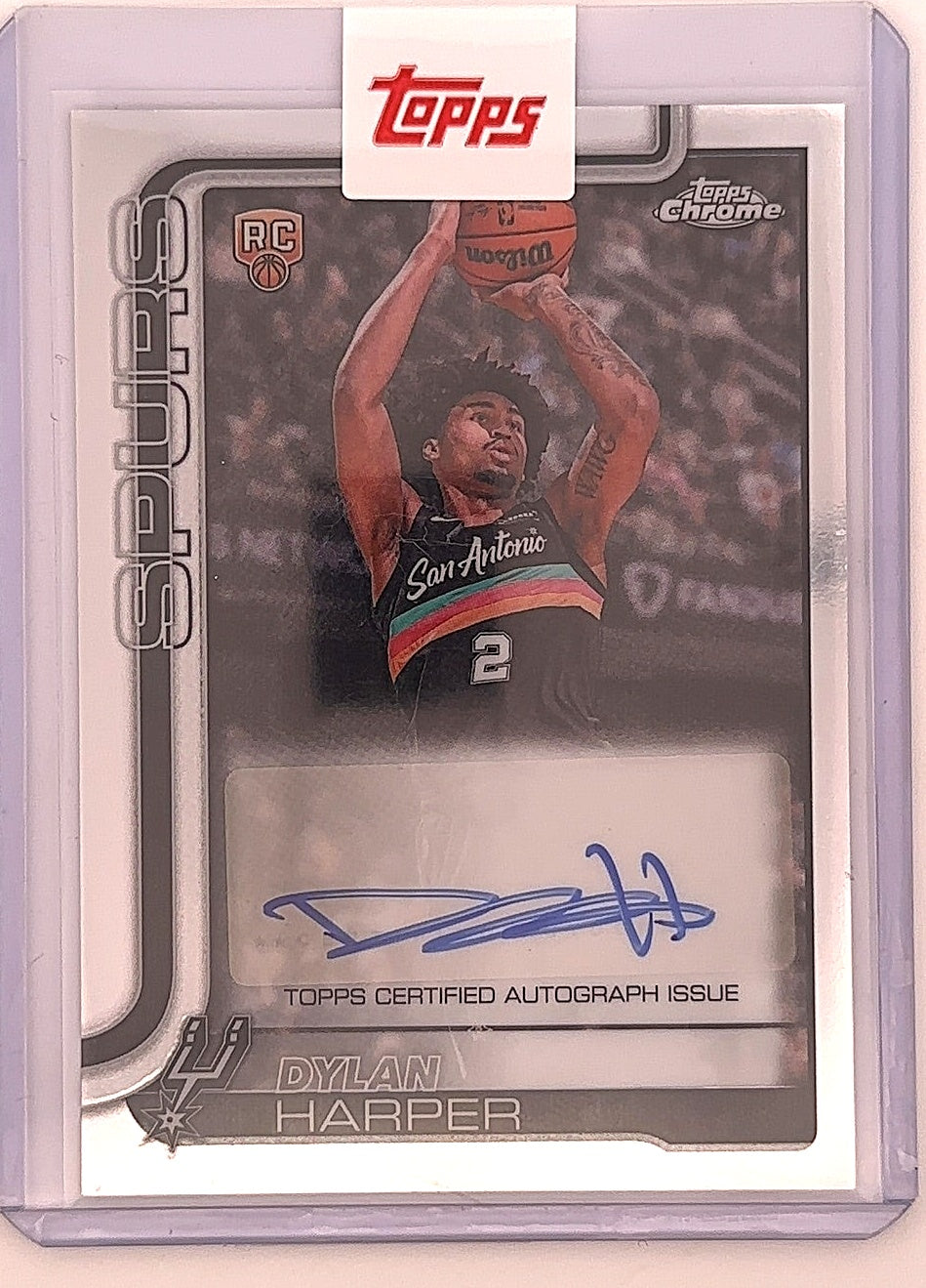 2025 Topps Chrome Update Autograph Dylan Harper #TCA-DHA — front