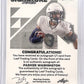 2023 Leaf Trinity Autograph Parker Washington [White] #BA-PW — back