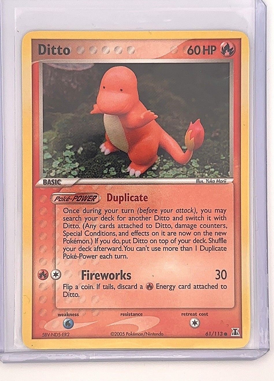 Ditto - 61/113 (Charmander) #061/113 — front