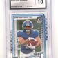 2025 Panini Donruss Optic Cam Skattebo [Blue Glitter] #228 CGC 10 — front
