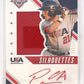Pete Crow-Armstrong 2020 Stars & Stripes Silhouettes Patch Auto /199 # USJ-PE — front
