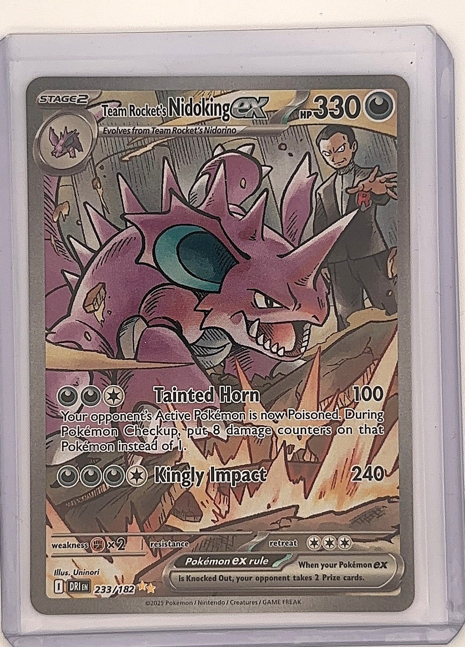 Team Rocket's Nidoking ex - 233/182 #233/182 — front