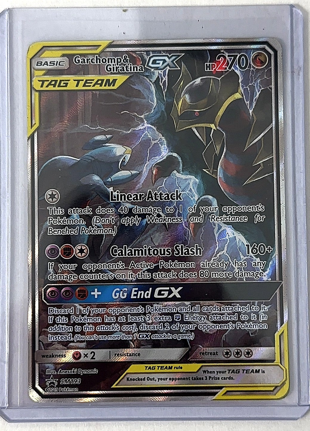 Garchomp & Giratina GX - SM193 #SM193 — front
