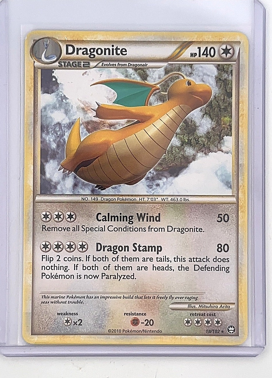 Dragonite #18/102 — front