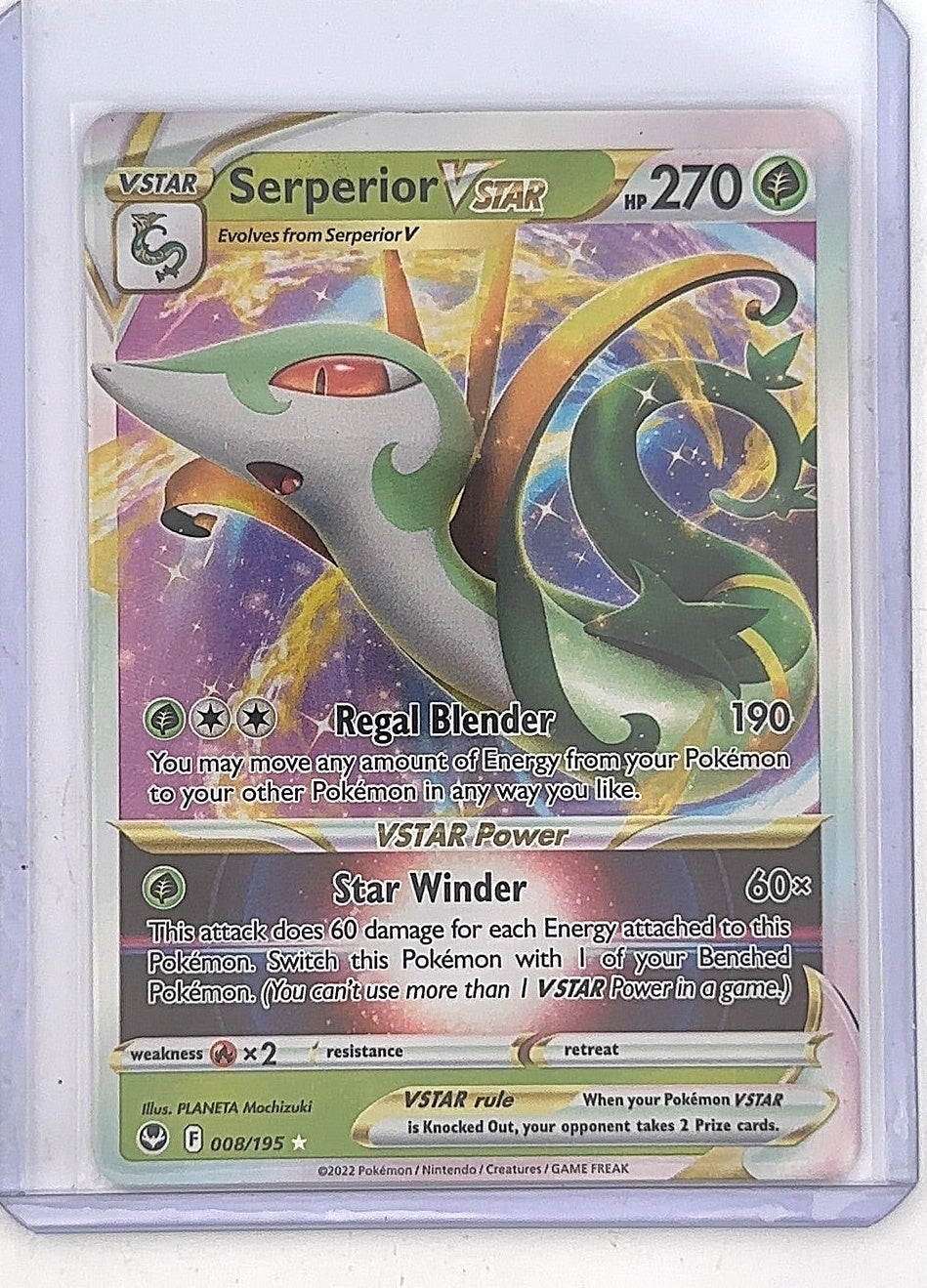 Serperior VSTAR #008/195 — front