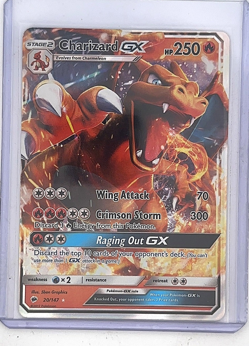 Charizard GX #20/147 — front