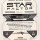 2011 Panini Threads Star Factor Tom Brady #25 — back