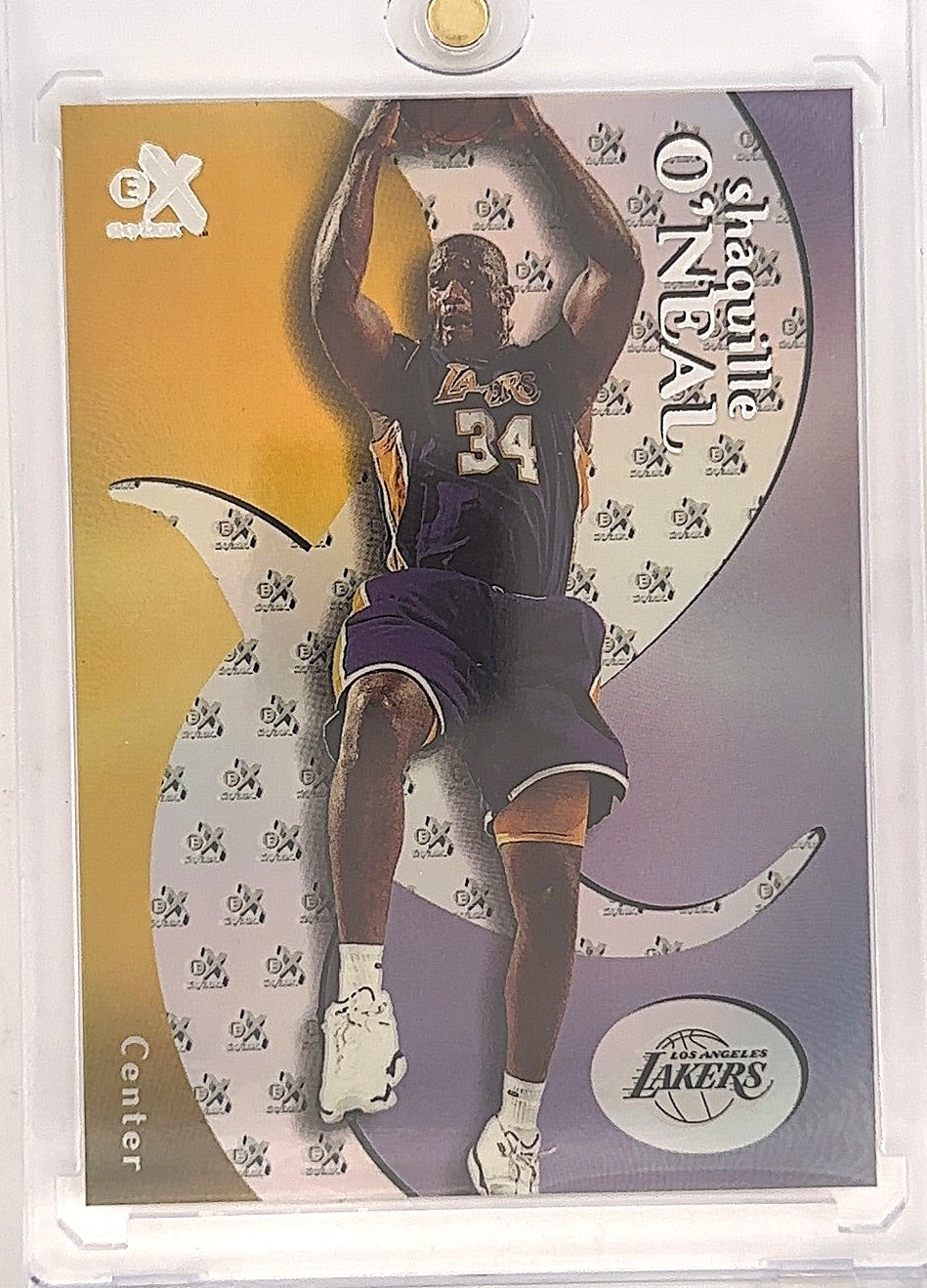 1999 Skybox E-X Shaquille O'Neal #22 — front
