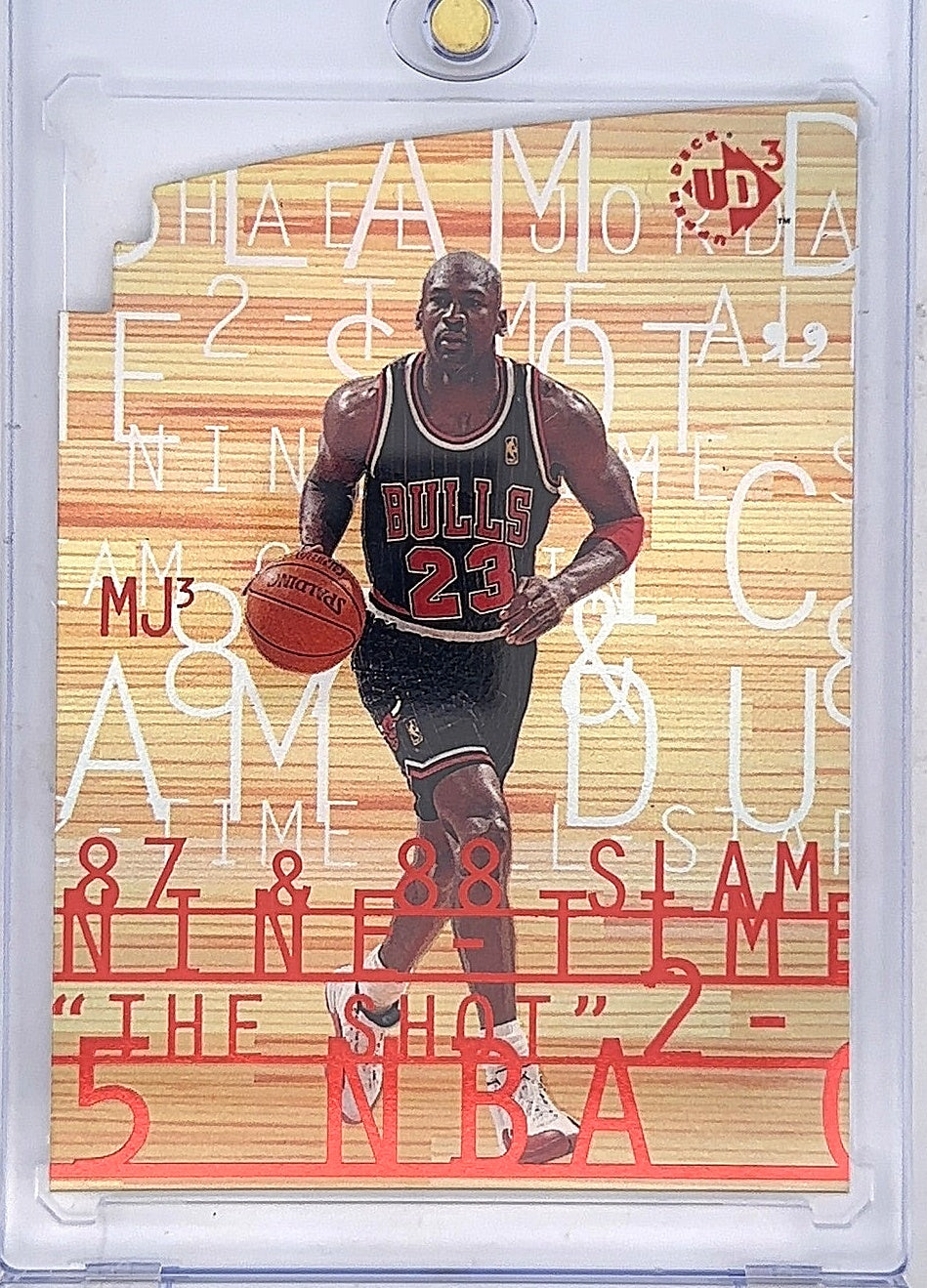 DAMAGED Michael Jordan Upper Deck MJ3-1 — front